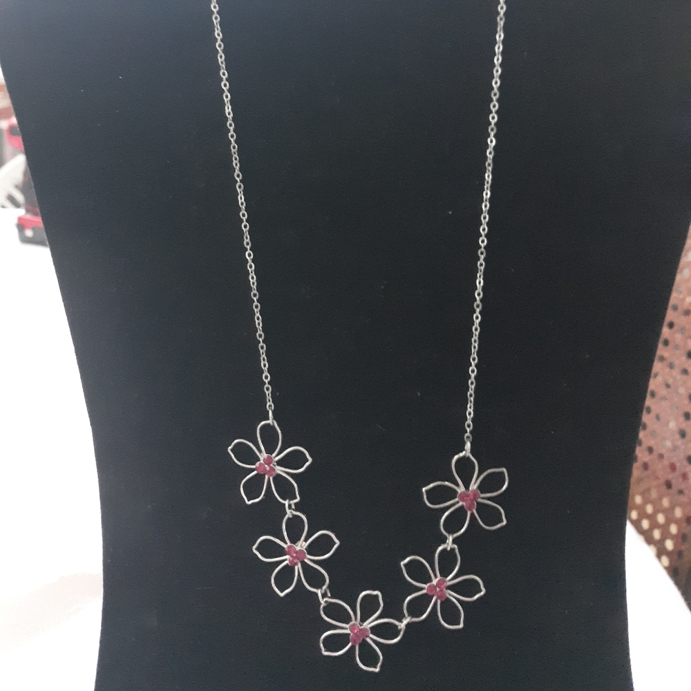 Hibiscus inspired Necklace